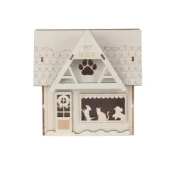 6" Unfinished Village Pet Rescue DIY LED Wood D&eacute;cor by Make Market&reg;