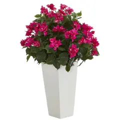 2.5ft. Bougainvillea in White Tower Planter