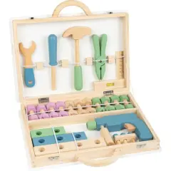 Small Foot Wooden Toys Premium Nordic Toolbox Playset