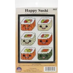 Design Works&trade; Sushi Counted Cross Stitch Kit