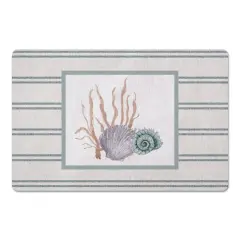 Scallop and Snail Shell 18" x 27" Floor Mat