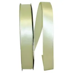 JAM Paper 7/8" x 100yd. Satin Single Face Ribbon Lime Juice