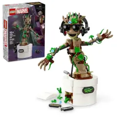 LEGO&reg; Marvel Dancing Groot Buildable Animated Toy 76297