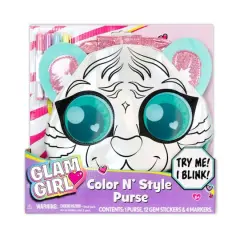 Glam Girl: Color N Style Tiger Messenger Bag Purse Decoration Set