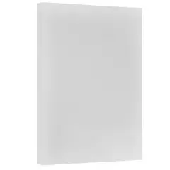 JAM Paper 11'' x 17'' 67lb. Vellum Bristol Cardstock, 50 Sheets Gray