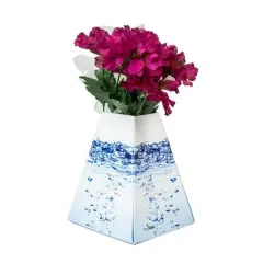 JAM Paper Pop-Up Vase Boxes, 3ct. Water Drops