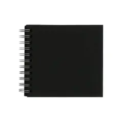 Fabriano&reg; Black Square Spiral-bound Drawing Book, 5.9'' x 5.9''