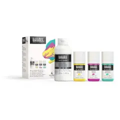 Liquitex&reg; Matte Pouring Medium & Soft Body Acrylic Set
