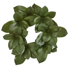 22&rdquo; Magnolia Leaf Wreath
