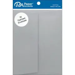 PA Paper&trade; Accents 4.38" x 5.75" Pearlized Envelope, 25ct. Nickel