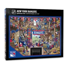 NHL Barnyard Fans 500 Piece Puzzle New York Rangers