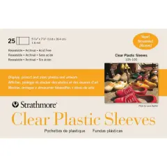 Strathmore&reg; Clear Plastic Sleeves, 5.438" x 7.25"