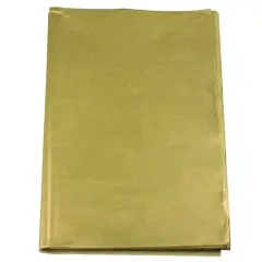 JAM Paper Gold Gift Wrapping Tissue Paper, 100 Sheets