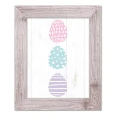 Tri Eggs 2 11" x 14" Western White Framed Print