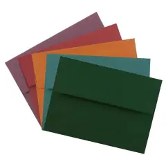 JAM Paper 4.75" x 6.5" Assorted Colors Premium Invitation Envelopes, 125ct.