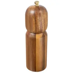 Hello Honey&reg; Walnut Brown Modern Wood Salt and Pepper Mill
