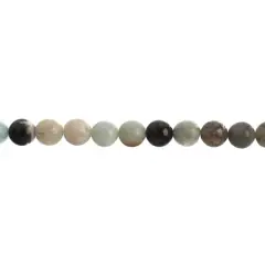 John Bead Earth's Jewels Natural Stone Round Beads, 8mm Amazonite