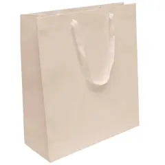 JAM Paper Jumbo Matte White Heavy Duty Kraft Gift Bag