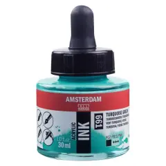 Amsterdam Acrylic Ink, 1oz. 661 Turquoise Green