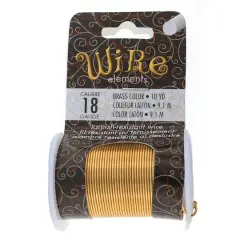 The Beadsmith&reg; Wire&trade; Elements 18 Gauge Tarnish-Resistant Wire Assorted