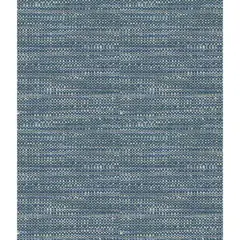 RoomMates Tabby Peel & Stick Wallpaper Blue and Taupe