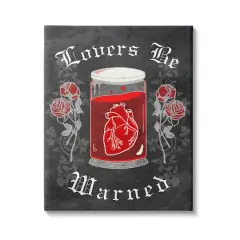 Stupell Industries Spooky Heart In Jar Canvas Wall Art