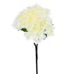 Artificial White Hydrangea Spray