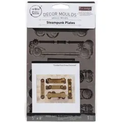 Redesign with Prima&reg; Decor Mould&reg; Steampunk Plates Silicone Mold