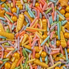 PME Cake Sweet Street&reg; Mixed Shape Sprinkles Unicorn Magic