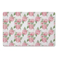 Pink Hydrangea Pattern 27" x 18" Floor Mat