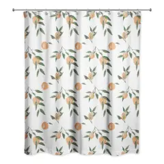 Peachy Pattern 71" x 74" Shower Curtain