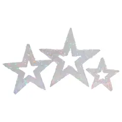 LED Color Changing Stars Outdoor Christmas D&eacute;cor Set