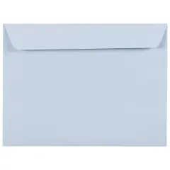 JAM Paper 9" x 12" Booklet Premium Envelopes, 25ct. Pastel Baby Blue