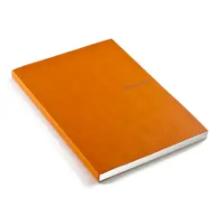 Fabriano&reg; EcoQua Orange Dot Grid Note Pad, A5
