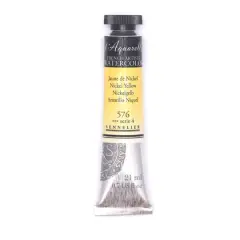 Sennelier French Artists' Watercolor, 21mL 576 Nickel Yellow S4