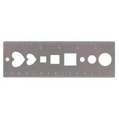 Silver Metal Ruler by Artist's Loft&trade;