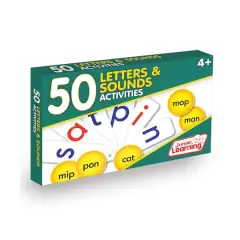 Junior Learning&reg; 50 Letters & Sounds Activities Learning Set