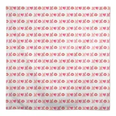 Lipstick XO Pattern 58" x 58" Tablecloth