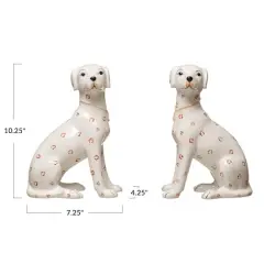 Hello Honey&reg; Assorted 10" Dolomite Hand-Painted Dog D&eacute;cor