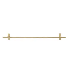 Hello Honey&reg; Matte Brass Finish Modern Metal Hanging Bar
