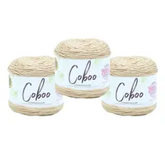 3 Pack Lion Brand&reg; Coboo&reg; Yarn Beige