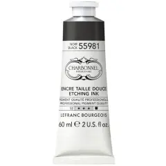 Charbonnel Etching Ink, 60mL Black 55981