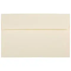 JAM Paper A10 Ivory Wove Strathmore Invitation Envelopes