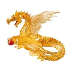 3D Crystal Puzzle - Dragon (Gold): 57 Pcs