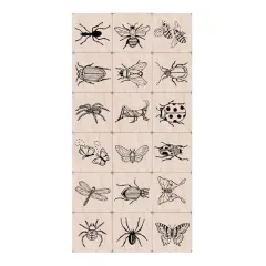 Hero Arts&reg; Ink 'n' Stamp Woodblock Bugs Stamps