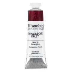 Williamsburg&reg; Artist Oil Colors, 37mL Quinacridone Violet