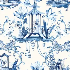 Harrison Howard East of the Moon Delft Peel & Stick Wallpaper