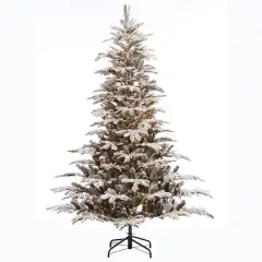 7.5ft. Pre-Lit Aspen Fir Artificial Christmas Tree, Clear Lights