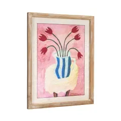 Hello Honey&reg; Multicolor Framed Flower Still Life Framed Wall D&eacute;cor