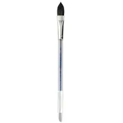 Connoisseur&reg; Risslon Watercolor Short Handle Cat's Tongue Brush, 0.5"